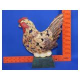 Metal Chicken Tea Light Holder