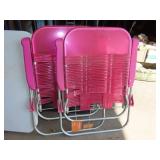 Two Folding Yard Chairs