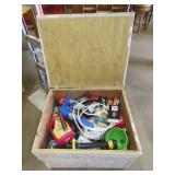 Wood Chest w/ Contents