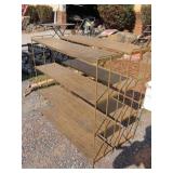 Pair of Metal Shelves