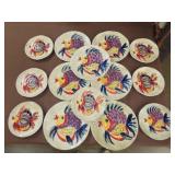 14 Under The Sea Plates - 8 1/2" and 11"
