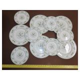 11 Royal Dalton Provencal Plates - 8" and 11"