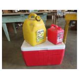 Cooler & Gas Cans