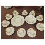 24 Piece Mekasa Fresh Floral Stoneware