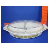 Pyrex Verde Divided Casserole
