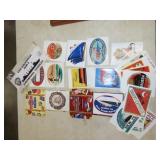 Lot of Stickers & Luggage Tags