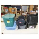 Plastic Tote & Organizer Bin