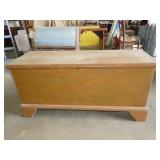 Nice Early One Board Pine Blanket Chest