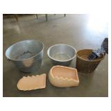 Bucket, Trash Can & Planter Lot