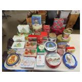 Lot of Metal Tins