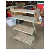 Old Metal Plant Shelf