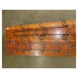 2 Metal Wall Plate Racks