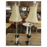 Pair of Table Lamps - 36"