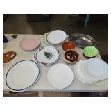 Lot of Misc Plates & Dishes