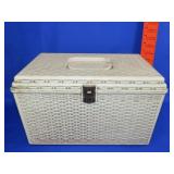 Plastic Sewing Box w/ Contents