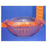 Pink Depression Bowl - 8.5"