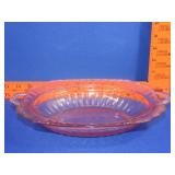 Pink Depression Bowl - 9.5"