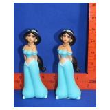 Pair of Jasmine Disney Princess Figurines