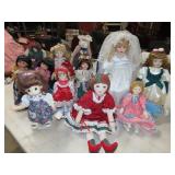 Lot of Dolls