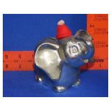 Metal Elephant Bank