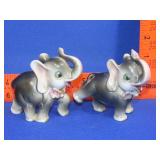 Pair of Ceramic Elephants