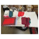 Lot of Linens, Tablecover & Napkins