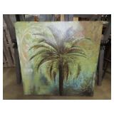 Palm Tree Canvas Wall Art - 34'x34'