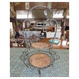 Decorative Metal 3 Tier Stand - 32'