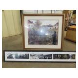 Two Pieces of Framed Art Work