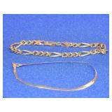 10k & 14k Gold Bracelets - 8g