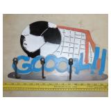 Metal Soccer Hat Rack