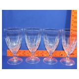 4 Marquis By Waterford Iced Tea Glasses