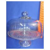 Glass Covered Cake Stand