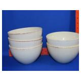 5 - Pier 1 'Toscana Ivory' Bowls - 6'
