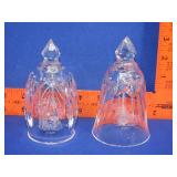 2 Waterford Crystal Christmas Bells - 96 & 97