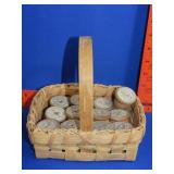Basket w/ Thread Spools