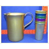 7pc Aluminum Water Set