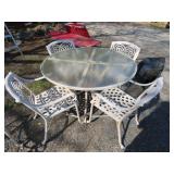 Nice Cast Aluminum 5 Piece Patio Set