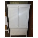 Two Piece White Linen Press