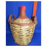 Wicker Encased Demijohn Bottle