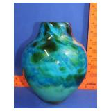 Signed Art Glass Vase