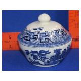 Blue Willow Sugar Dish