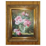 Framed Oil On Canvas - 21'x25'