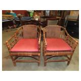 Pair Bamboo Chairs