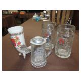 4 Beer Mugs
