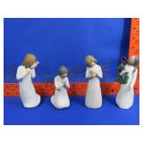 4 Willow Tree Angels