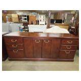 Mahogany Office Credeza Kimball