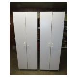 Pair of 2 Door Storage Cabinets