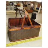 Wood Handled Basket