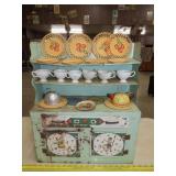 Vintage Metal Childs Play Hutch